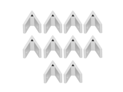 10pcs conector ângulo de alumínio 45° perfis acessórios resistentes duráveis