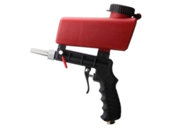 Pistola de jateamento pneumática manual de 90 MPa para remoção de ferrugem e polimento de metais vermelhos.