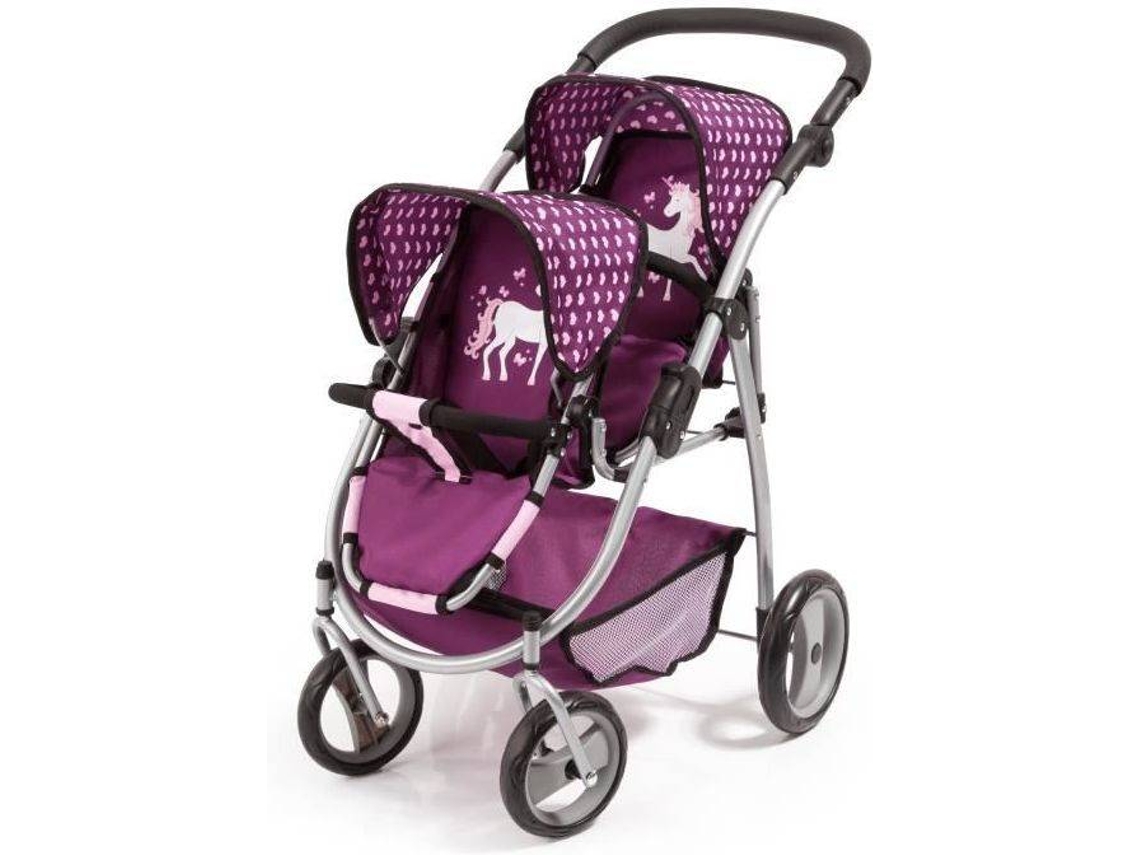 Carrinho de Bonecas BAYER Unicórnio Roxo