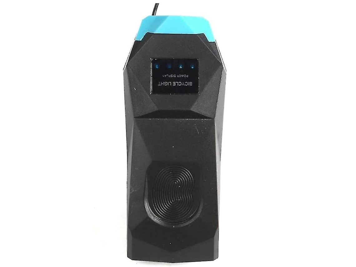 Conjunto Luz Bicicleta Led Usb Recarregavel Azul Yizhood