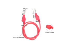 Cabos De Teste Com Plug Banana 4mm Empilháveis