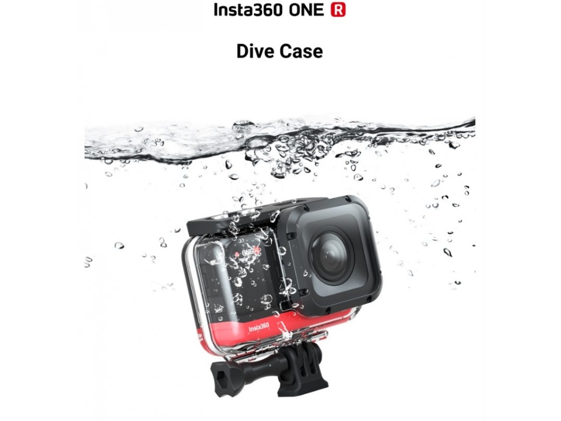 Estojo de Mergulho Insta360 One R de 60 M Insta 360 One R Capa À Prova D'Água Acessório para Mod de Grande Angular 4K