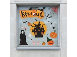 2026 calcomanías de Pared para Halloween Espeluznantes Decoración de Fantasmas Y Calabazas