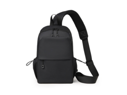 (preta) Bolsa Transversal Para O Peito, Estilo Casual, Versátil E Elegante, Com Grande Capacidade.