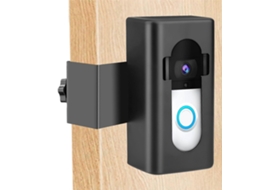 Lurelia Suporte Antirroubo, Sem Perfuração, Ajustável, Compatível Ring, Preto, Blink, Porta