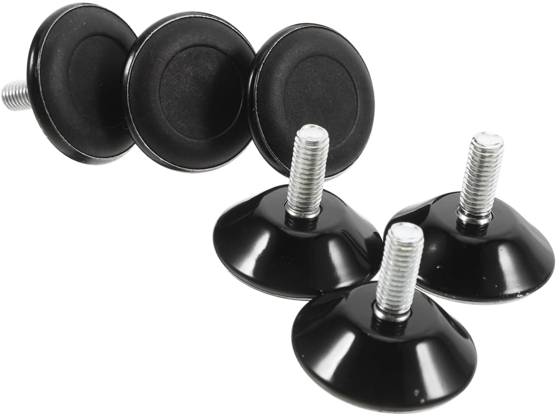 Kallory Conjunto De 6 Pés Niveladores Ajustáveis Para Armários, Geladeiras E Mesas Com Parafusos De Alta Resistência
