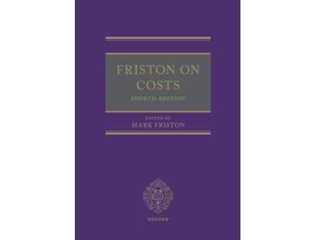 Livro Friston on Costs de Mark Friston (Inglês - Capa Dura)