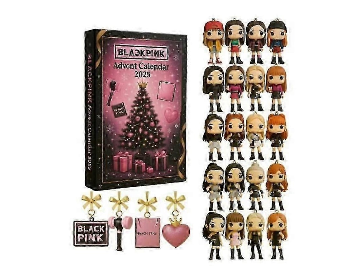 Calendário Do Advento 2025 Preto E Rosa