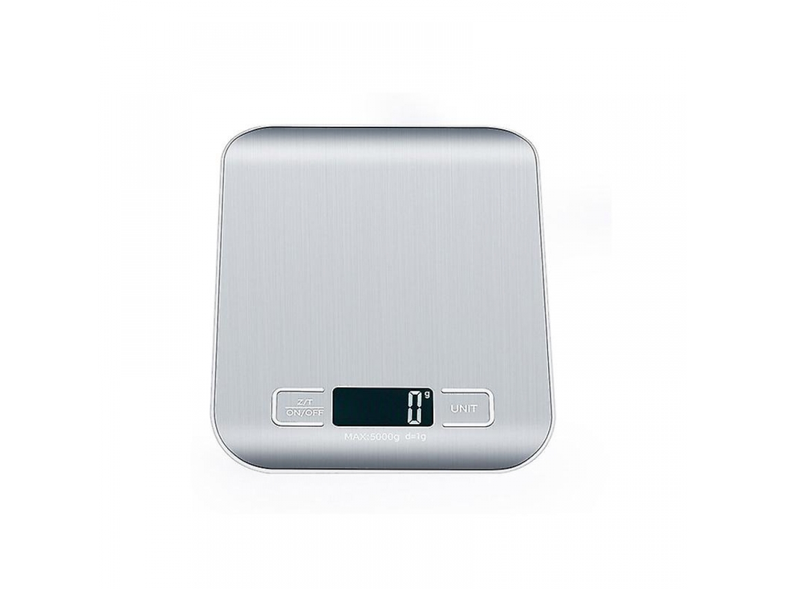 Balança de Cozinha Digital 10 Kg com Painel Aço Inoxidável, Carregamento Usb, Precisa, Compacta e Portátil. AQUAFORGE