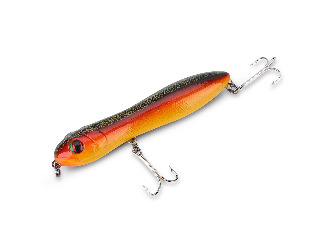 Lure (surface Manipulation Bionic Fish Lure) Snakehead Pencil Bait 100mm/15g Aliexpress Bestseller (orange)