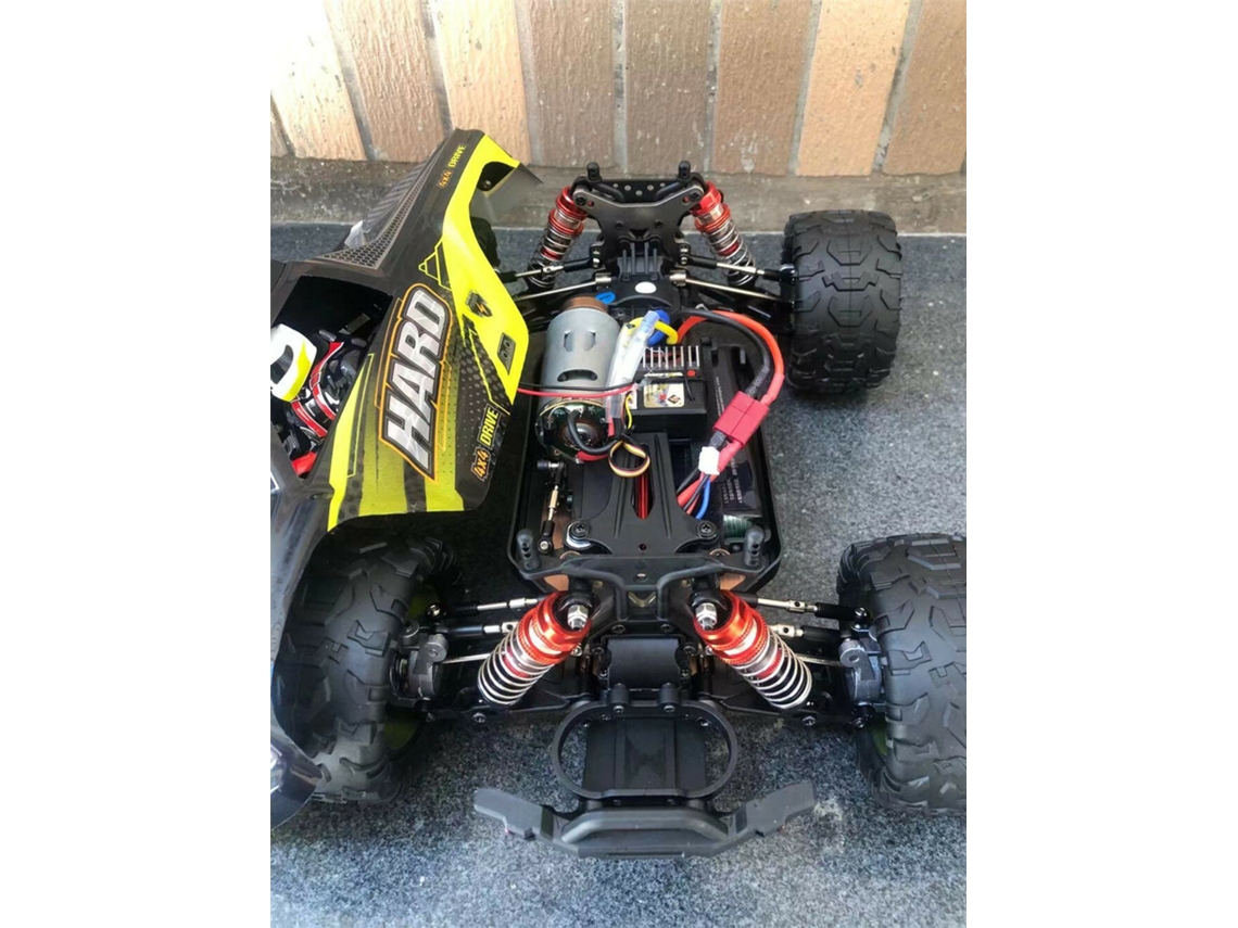 uma Bateriawltoys 144002 Rtr 1/14 2.4g 4wd 50km/h Rc Carro Veículos Camião com Luz Led Escovada MDUG