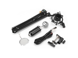 Aetheria kit de Microfone Condensador de Estúdio com Suporte Antivibratório para Gravação e Áudio