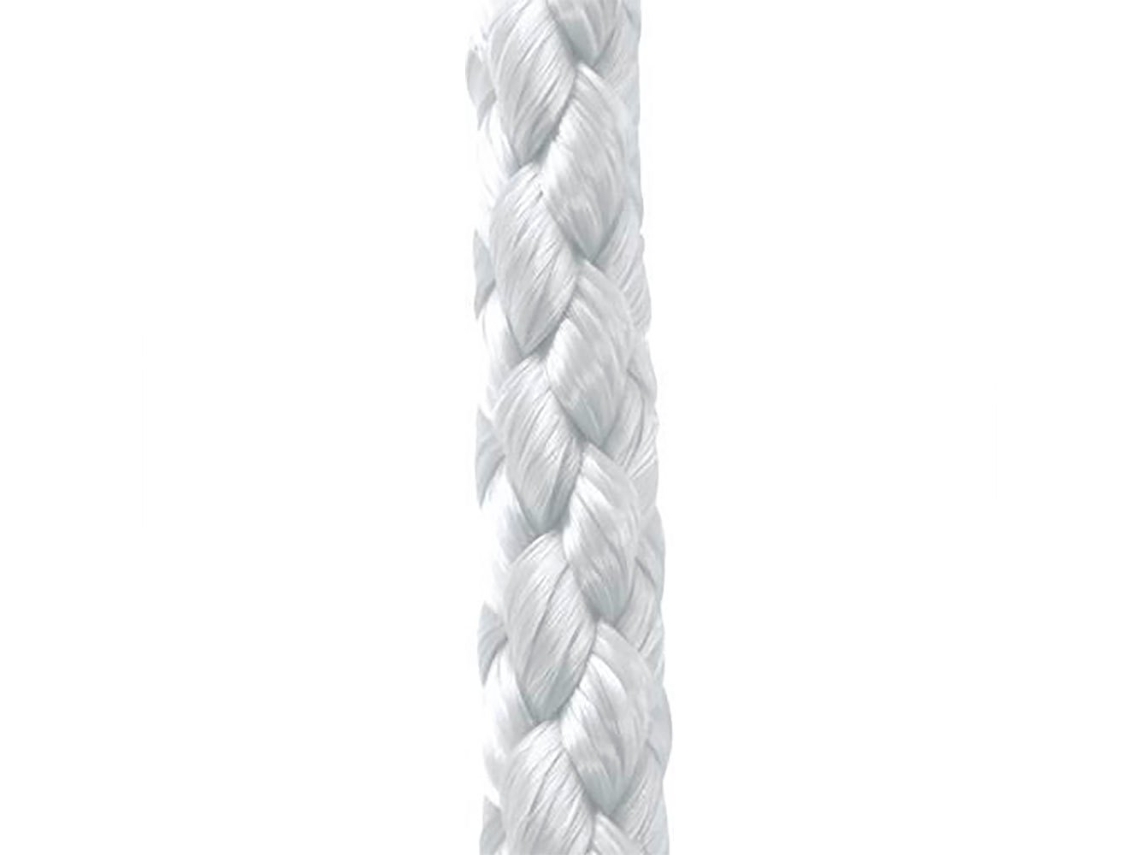 Corda de Poliéster Trançada Silkelina 200 M Branco 4 Mmpoly Ropes