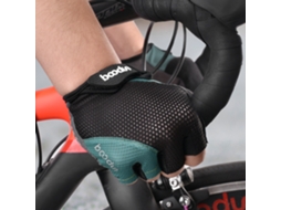 Luvas de Ciclismo para Atividades Ao Ar Livre com Meio Dedo e Silicone Refletor 4d para Visibilidade Noturna. MDUG (azul Escuro Xl)