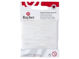 Cordão de algodão encerado branco RAYHER