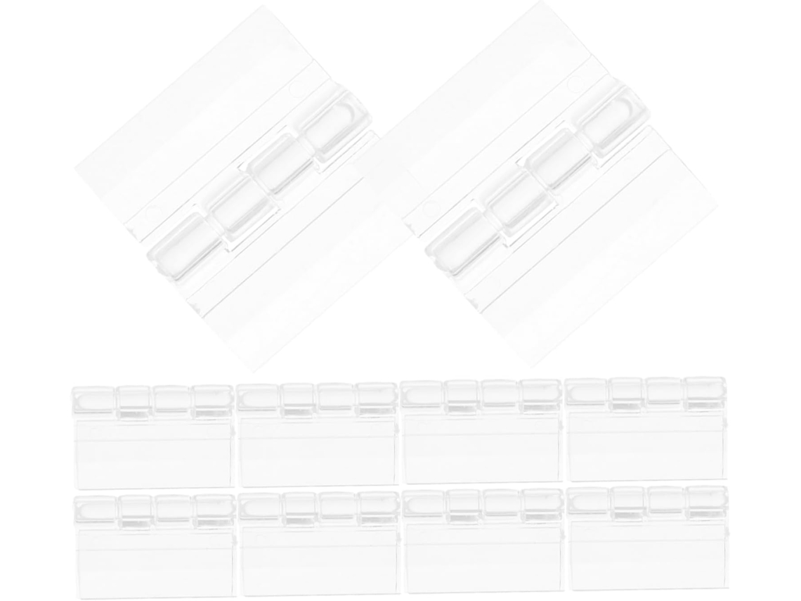 Conjunto De 10 Pequenas Acrílico Para Portas Vidro, Mesas, Caixas E