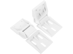 Dobradiça De Porta Freezer Ukcoco 2 Unidades, Em Plástico Branco, Para Reparo De Geladeiras Fácil Instalar E Resistente