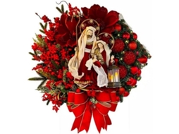 Guirlanda de Natal Nova Line com Frutas, 25x22cm