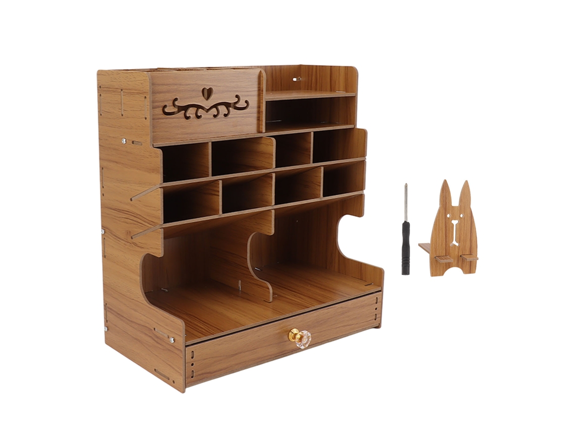 Organizador de Mesa de Madeira LAXISCREED