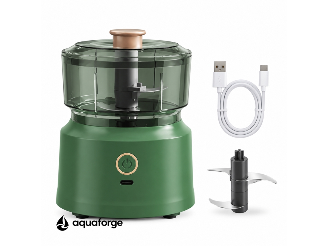 Processador De Alimentos Aquaforge Com 0,35 L E 25 W Para Papinhas, Verde
