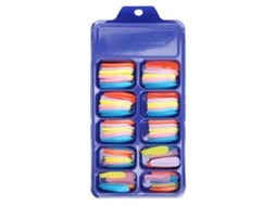 Dica De Unha Falsa De Cores Puras Com Cobertura Total Para Salão Em Casa Ferramenta De Manicure Estilosa05