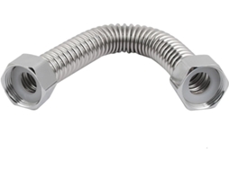 Mangueira de Chuveiro Flexível G3 / 4' 20cm em Aço Inoxidável 304 para Aquecedores de Água CHABERLU