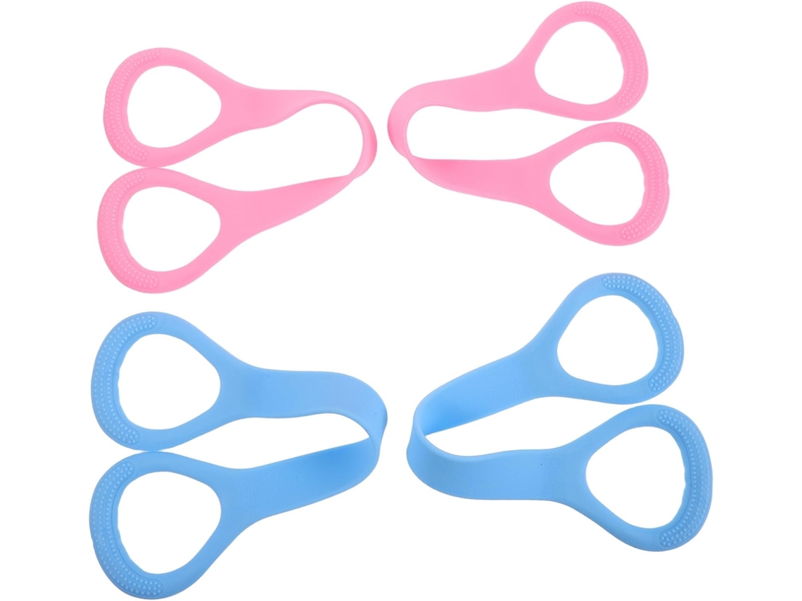 Conjunto De 4 Faixas Elásticas Resistência Para Yoga, Com Formatos Especiais, Homens E Mulheres Ideais