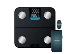 Balança Digital Para Casa De Banho Cecotec Surface Precision Healthysmart (preto Cristal App)