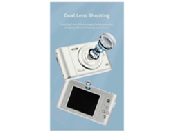 Câmera Digital Hd 1080p Infantil, Filmadora Compacta, Mini Câmera para Iniciantes em Fotografia e Selfies, Preta TAISHENGDA