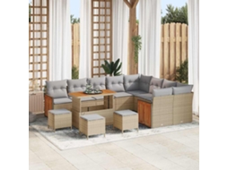 Vidaxl Conjunto De Sofá De Jardim 14 Unid. 10-número De Lugares