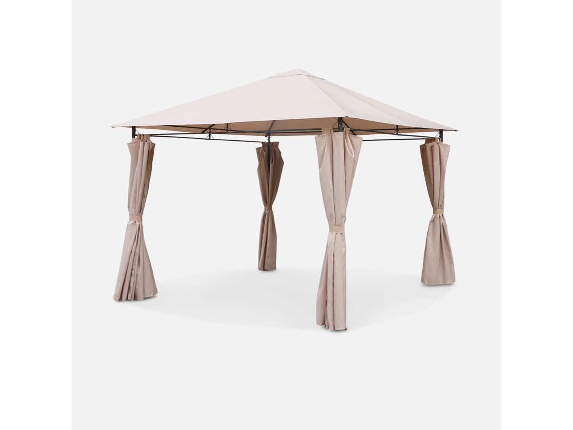 3X3M Arboreto com Cortinas Bege SWEEEK