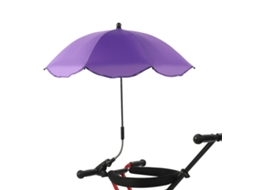 Guarda Chuva De Cadeira Com Prensa Portátil Pátio Carrinhos Roxo