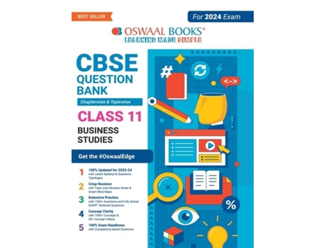 Livro Oswaal CBSE Chapterwise amp Topicwise Question Bank Class 11 Business Studies Book de Oswaal Editorial Board (Inglês)