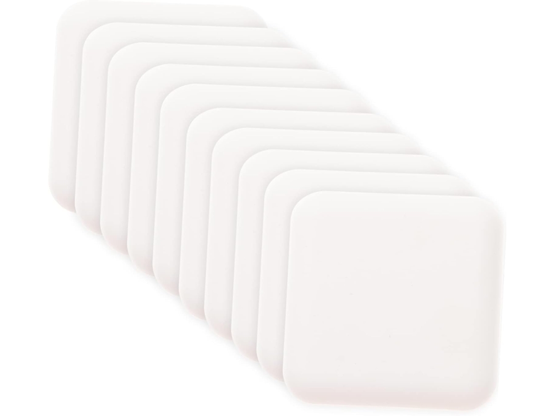 Pacote Com 10 Batentes De Porta Adesivos Para Parede - Batente Anti-impacto Para Portas De Parede