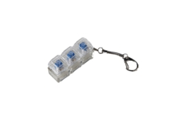 Lurelia Chaveiro Led Para Testar Switches De Teclado Mecânico, Brinquedo Antiestresse, Presente Ideal