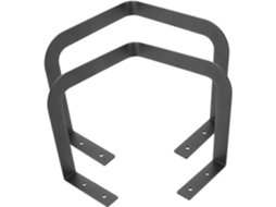 Barra de retenção de colchão Pretyzoom em metal antiderrapante, 2 peças, suporte ajustável para estrutura de cama, fixador de cama