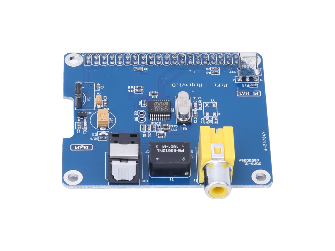 Placa de Áudio Digital SPDIF I2S para Raspberry Pi S/MARCA