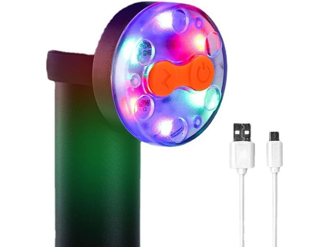 Luz Traseira De Ciclismo Noturno, Advertência, Mochila Para Bicicleta