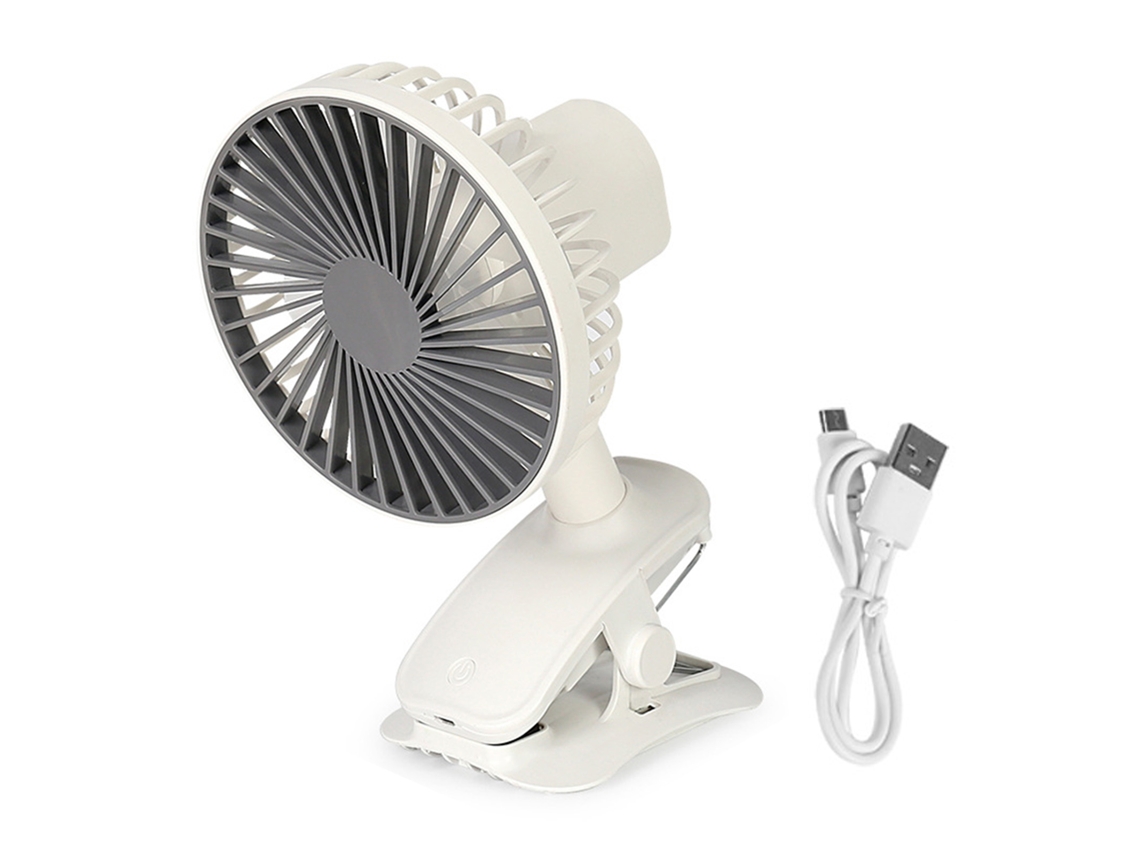 Laxiscreed Ventoinha Portátil Com Ajuste De 3 Velocidades, Design Rotativo E Função Usb