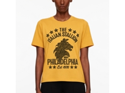 Rockinstone Rocky Movie Stallionish Solid Ginger Adult T-shirt Size:l