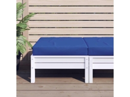 Almofadã£o P/ Mã³veis De Paletes 60x60x9,5 Cm Tecido Oxford Azul Dkd Home Decor