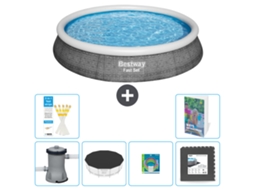 Piscina Bestway Fast Set Redonda 396x84 Cm 5 peças S317 BESTWAY