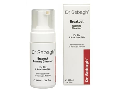 DR Sebagh Breakout Espuma de limpeza para pele oleosa Cleansing Foam 100ml