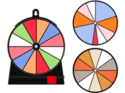 Conjunto De 3 Peças De Jogo De Roleta Portátil Com Visuais Vibrantes E Design Apagável, Ideal Para Festas