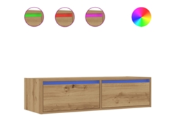 Móvel de tv VIDAXL Castanho Madeira processada (100 x 35.5 x 25 cm)