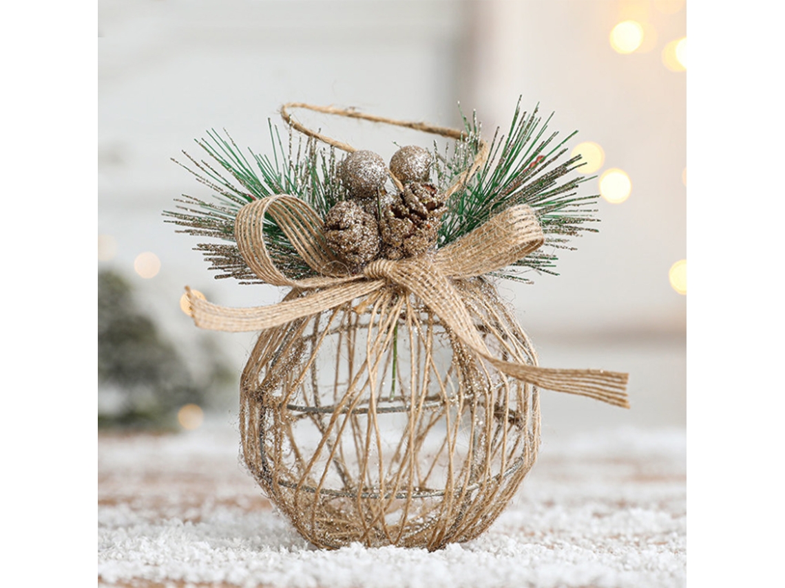 Flor artificial retrátil com pétalas douradas de 25cm para decoração de Natal, hotel ou casamento LAXISCREED