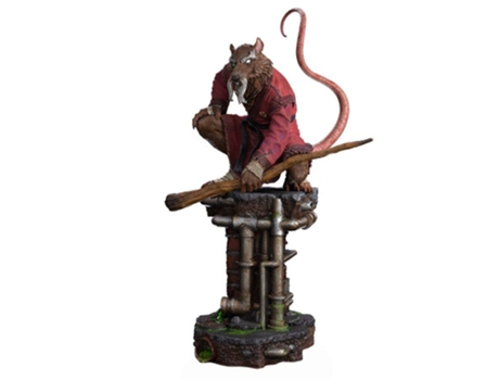 Figura Iron Studios Tmnt Mestre Splinter Estátua em Escala 1:10 TARTARUGAS NINJA MUTANTES
