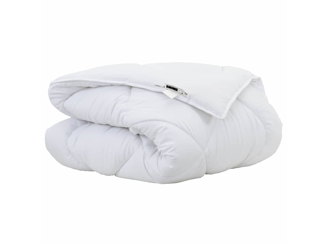 Colchas E Edredões Vidaxl Branco Microfibra (140x220 Cm)