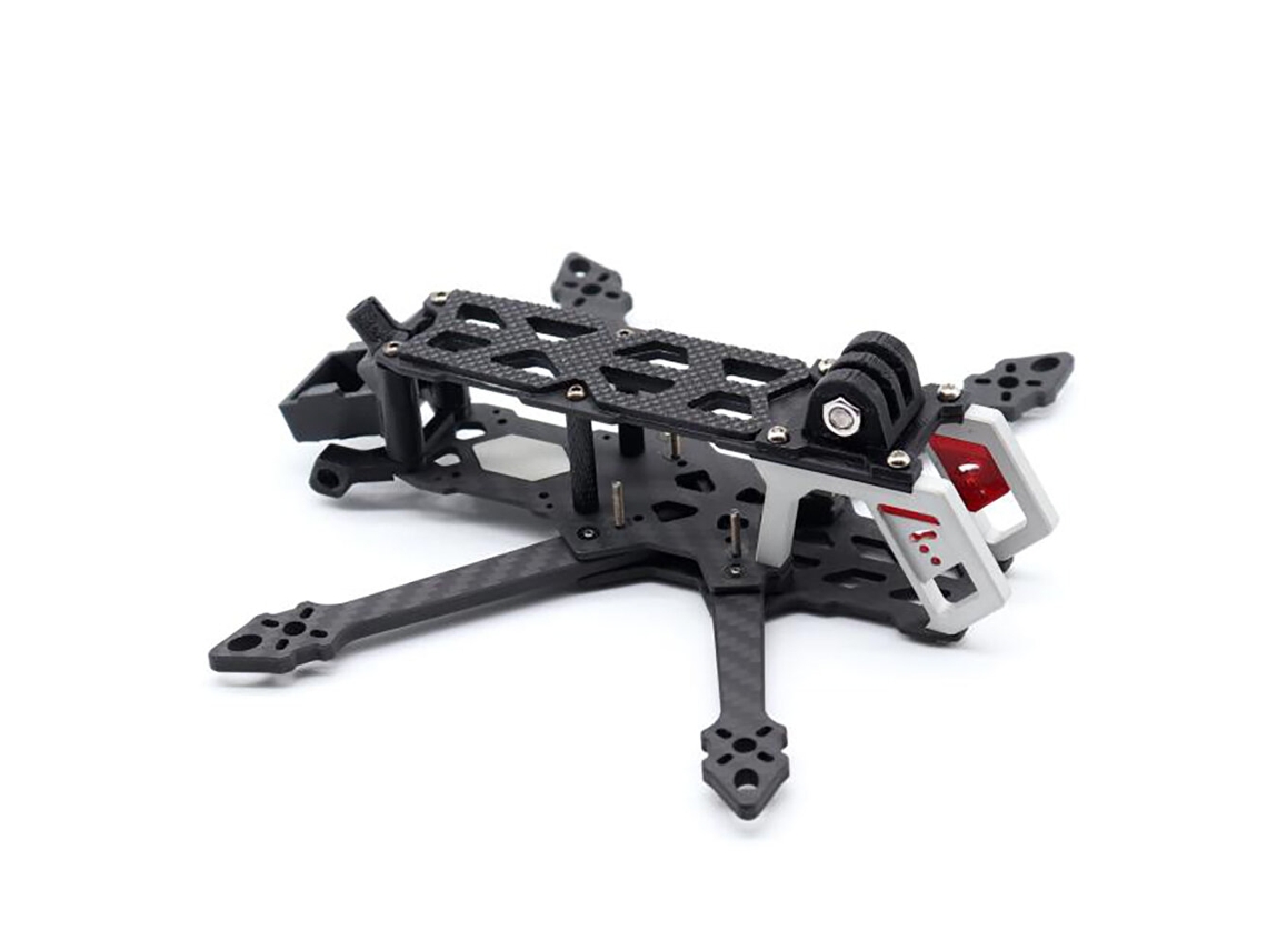 Lhcxrc Cloud 160 Kit Frame Diy 3.5" Eixos 160mm Braços 4mm Fibra Carbono Compatível Dji O3 para Drone Rc Fpv MDUG