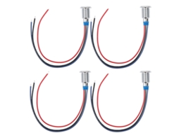 Luz Indicadora Mini Redonda Bicolor Pré fiavel Impermeável